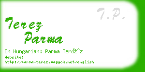 terez parma business card